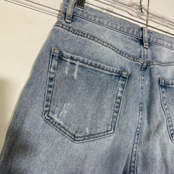 PacSun High Rise Straight Leg Jeans Distressed Light Wash Size 26 Denim - Picture 7 of 10